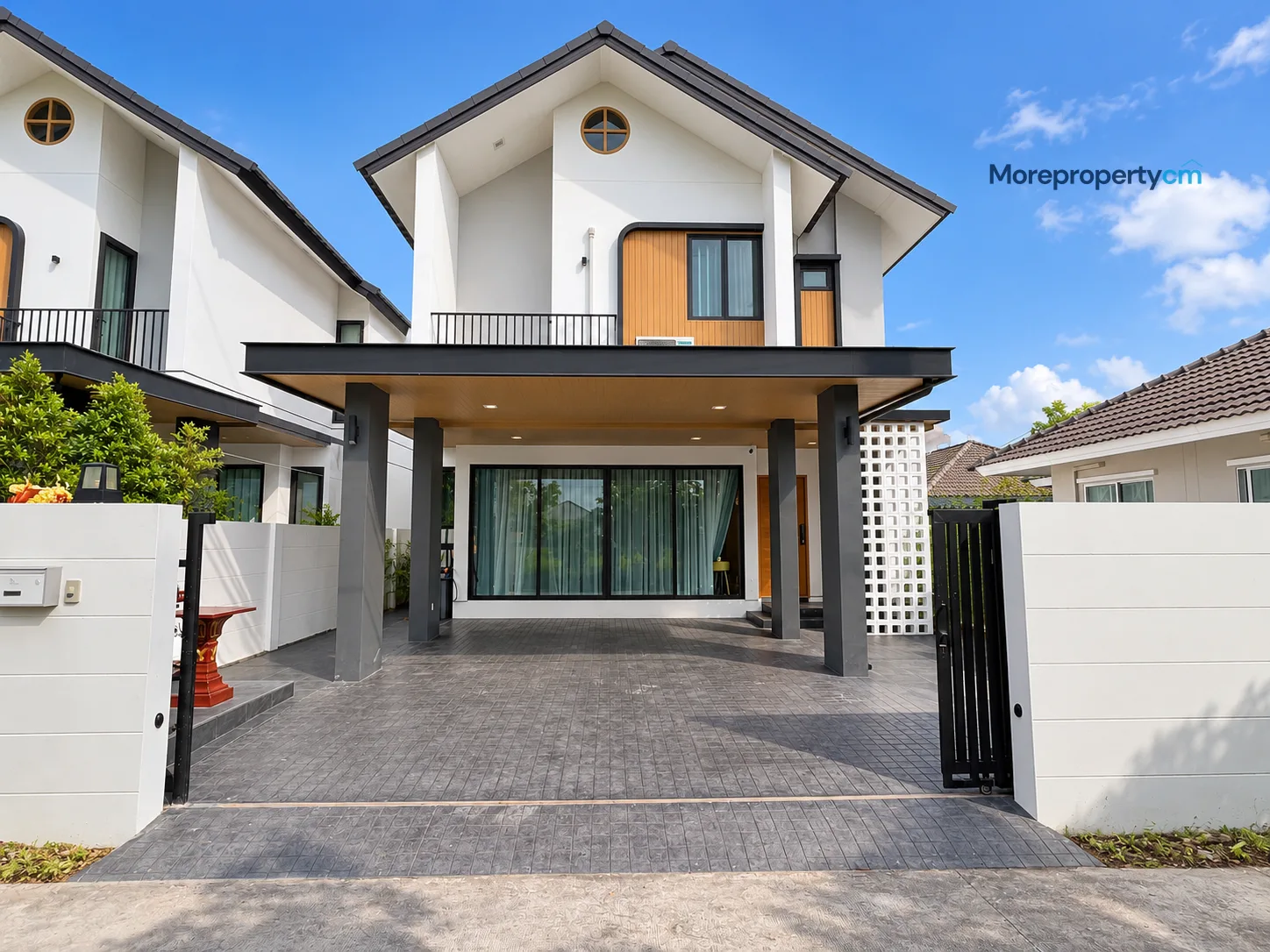 ให้เช่าบ้านเดี่ยว 2 ชั้น สไตล์โมเดิร์น วิวทุ่งนา หางดง