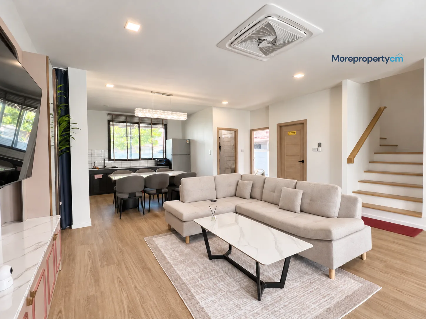 ให้เช่าบ้านเดี่ยว 2 ชั้น สไตล์โมเดิร์น วิวทุ่งนา หางดง - 6