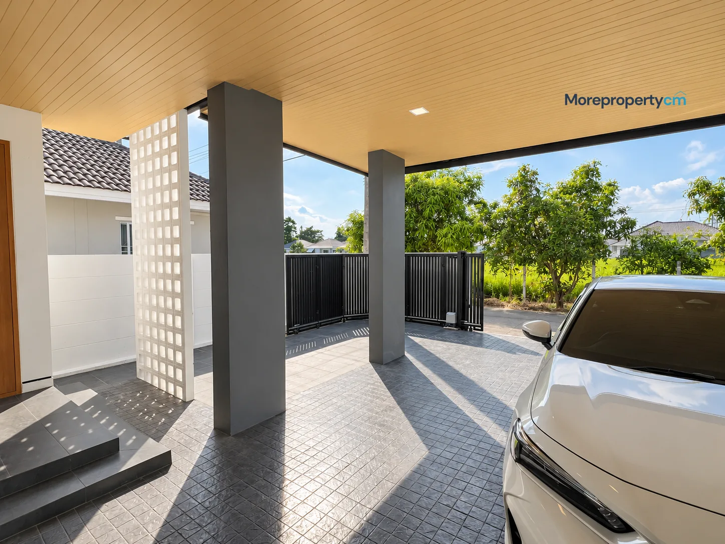 ให้เช่าบ้านเดี่ยว 2 ชั้น สไตล์โมเดิร์น วิวทุ่งนา หางดง - 22