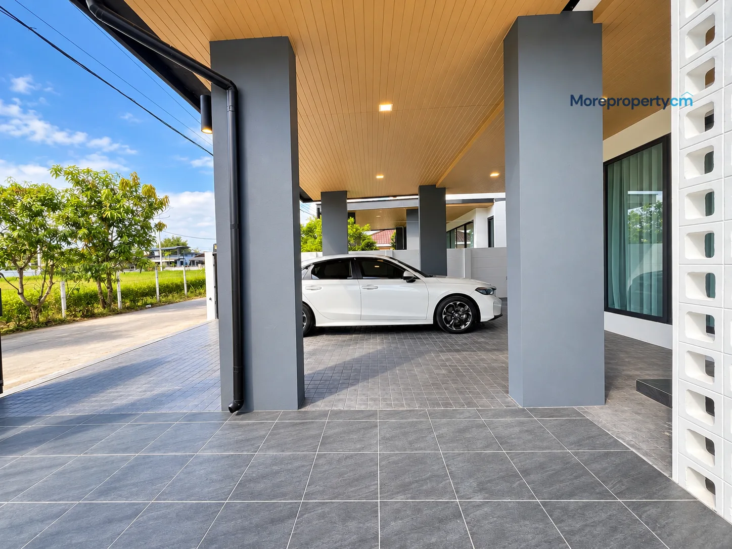 ให้เช่าบ้านเดี่ยว 2 ชั้น สไตล์โมเดิร์น วิวทุ่งนา หางดง - 23