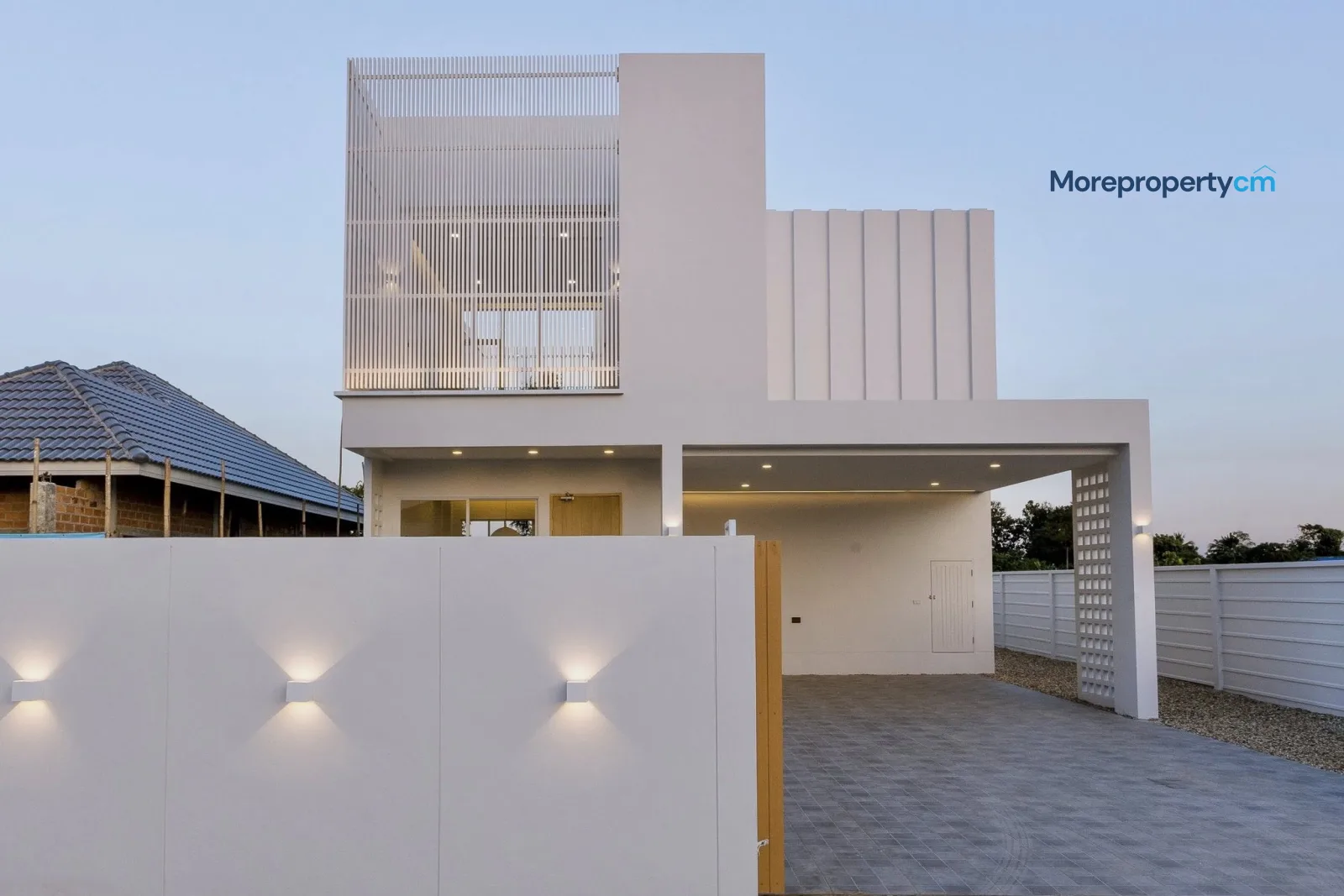 Newly Built Modern-Minimal House for Sale in Saraphi, Featuring Private Inner Garden (ID:735HS)