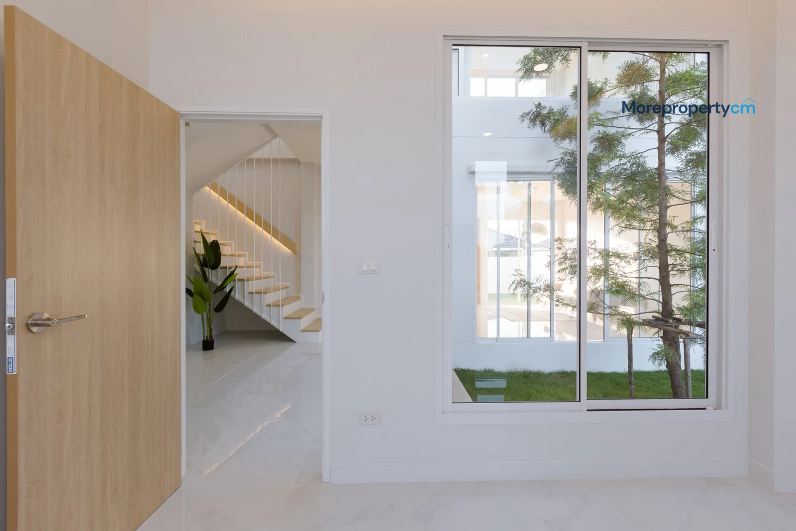 ขายบ้านเดี่ยวสร้างใหม่ สไตล์ Modern-Minimal สารภี ฟังก์ชันครบ มีสวนกลางบ้าน ใกล้ รร.นานาชาติลานนา (ID:735HS) - 14